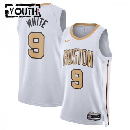 Dres Boston Celtics Derrick White Nike 2025-26 City Edition Bijela Swingman - Dječji